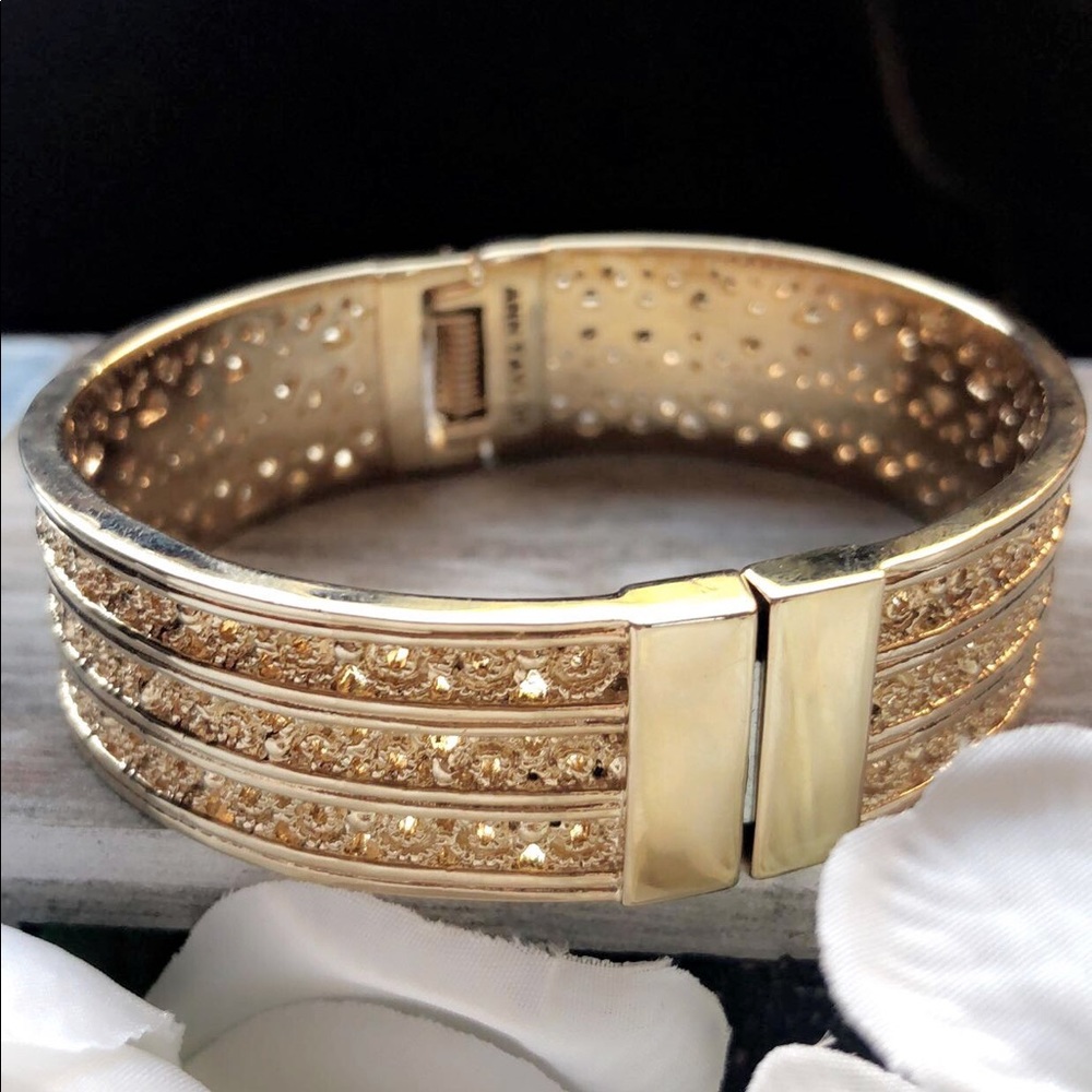 Ann Taylor Gold Cuff Bracelet